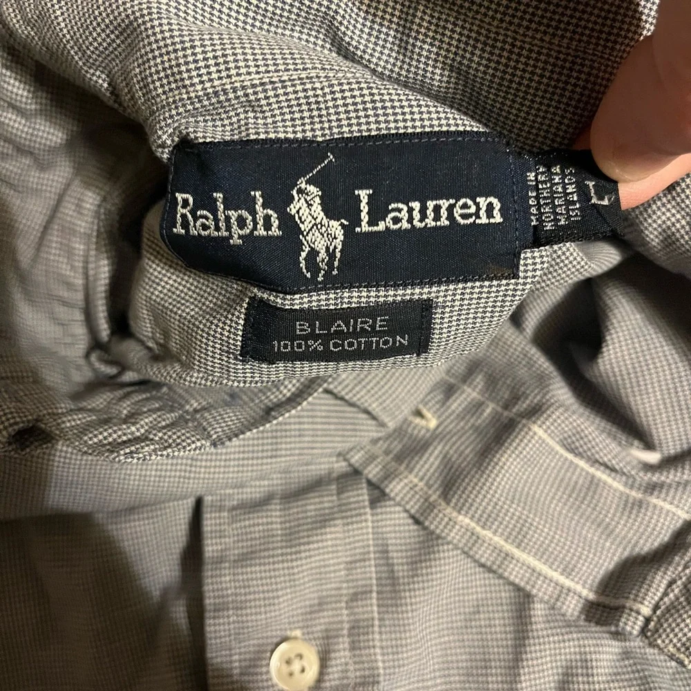 Polo by Ralph Lauren Men's grey Button Down Shirt‎